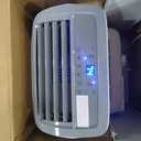 BLACK+DECKER Portable Air Conditioner, 8,000 BTU (3,950 BTU SACC) for Rooms up to 400 Sq. Ft., Portable AC with Follow Me Remote Control and Window Kit, BPACT08WT, White