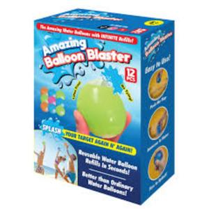 Amazing Balloon Blast Latex Free No Tying Reusable Water Balloons 12pcs