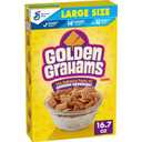 Golden Grahams Breakfast Cereal, Graham Cracker Taste, Made with Whole Grain, Large Size, 16.7 oz, BBD: 19 AUG 26