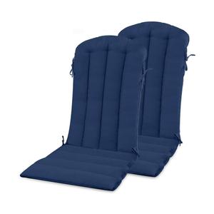 YEFU Adirondack Chair Cushion, 19.7x18.9 Thin Chair Cushions Set of 2, Navy
Rocking Chair Cushion with Ties, 19.7x18.9x1.5 Inch High Back Thin Fade & Water Resistant Patio Cushions for Outdoor