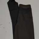 Spring Water Fleece Lined Tights Leggings Women, Black Tights Thermal Warm One Lined Design Sheer Skintone for Winter S