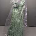 PYEFA Glitter Mermaid Prom Dress 2026 Pleated Spaghetti Straps Long Formal Evening Dresses for Women, Size 5/6