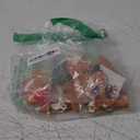 Lulu Home 12 Pcs Christmas Hanging Ornaments, Soft PVC Rubber Gingerbread Man & House for Christmas Trees Wreath Garland Gift Box Adornment DIY Accessories Holiday Xmas Decoration