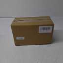 RACETOP 100 Pack Small Gift Bags 5.8x3.2x8.25 Inch White Kraft Paper Bags with Handles Bulk, Retail Shopping Bag for Birthday Party Favors, Grocery, Wedding, Craft