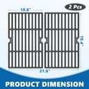 Cast Iron Grill Grates Replacement for Traeger 22/575 & Camp Chef 24 Parts