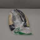 SHIAWASENA Car Steering Wheel Cover, Leather, Universal 15 Inch Fit, Anti-Slip & Odor-Free (Black&Beige)