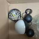 Cartoon Mouse Pendant Lighting for Kitchen Island, Creative Personality Iron Chandelier ，Pink Children's Bedroom Adjustable Cord Ceiling Lamp Shade Hanging Lights for Cafe Dining Room Bedroom (Black)