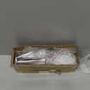 Nieifi Spice Rack Wall Mount, 4 Pack, Clear, Screw or Adhesive Installation, Spice Rack Organizer for Your Kitchen Cabinet or Pantry Door