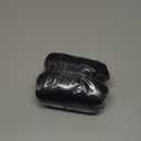 HOMBYS Satin Wedge Pillow Cover Leg Elevation Pillowcase -Silky & Smooth Bed Wedge Replacement Case with Zipper, Removable & Machine Washable(Cover Only), Black (24.4"x21.5"x8.5")