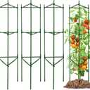 TCBWFY 4-Pack 48-Inch Adjustable Tomato Cages, Heavy-Duty Metal Plant Support Trellis for Garden and Pots, DIY Tomato Stakes, Height Adjustable 16 to 192 Inches