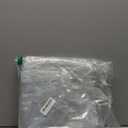 AmazerBath Heavy Duty Shower Curtain Liner 12 Gauge, 72 x 78 Inches Clear Shower Curtain Liner with 3 Clear Stones and 12 Grommet Holes, Weighted Plastic Shower Liner