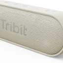 Tribit XSound Go Bluetooth Speaker, 16W Portable Wireless Speaker with Loud Sound, 24H Playtime, IPX7 Waterproof, Custom EQ, XBass, BT5.3, TWS Pairing, Type-C, Outdoor/ Home/ Travel/ Beach/ Shower (White)