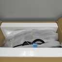 Aeitto Nugget Ice Maker Countertop, 55lbs/Day, Rapid Ice Release in 5 Mins, Large Capacity Chewable Ice Maker, Self-Cleaning with Stainless Steel Housing Ice Machine for Home Office and Party, Blcak (Black)