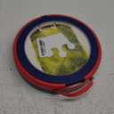 2025 Upgraded Portable Potty Training, Foldable Toilet,Travel Potty for Toddler, Apply to Seat Emergency Toilet for Camping, Outdoor, Car, Indoor, Including 3 rolls of garbage bags(Red-blue)