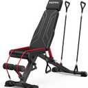 Keppi 900LB Weight Bench, Adjustable Foldable Workout Bench Press for Full Body Strength Training, Incline Decline Bench with Fast Folding - New Version