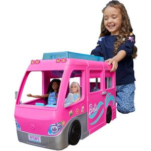 Barbie Camper, Doll Playset with 60 Accessories, 30-Inch-Slide and 7 Play Areas, Dream Camper, Ruim 80 Cm Hoog