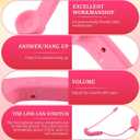 Retro Phone Handset, Cell Phone Receiver with Microphone & Speaker, Type-C Retro Telephone Wired Handsets Style Landline Handle Receiver for Cell Mobile Video Conferences, Calls, Meetings (red)