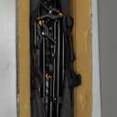 EMART Backdrop Stand 10x7.8ft(WxH) Photo Studio Adjustable Background Stand Support kit with 2 Crossbars, 8 Clamps, 2 Sandbags and Carry Bag for Parties, Events Decoration, Wedding, Photography (Black)