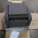 Smug Recliner Chair for Living Room, Linen Recliners, Home Theater Seating with Lumbar Support with Adjustable Backrest and Footrest, Modern Living Room Furniture with Padded Seat Backrest, Grey