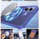 Faiono Magnetic for iPhone 17 Case [Full Camera Protection][Military-Grade Protection][Compatible with MagSafe] Shockproof Protective Slim Phone Case for iPhone 17, Cobalt Blue