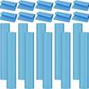 10 Pack Yoga Mats Bulk, 68'' x 24'' x 4mm Thick Yoga Mats for Kids and Adult Gym Mats Bundle Latex Free Exercise Mats with Non Slip Texture for Outdoor Yoga, Pilates or Workout (Blue)