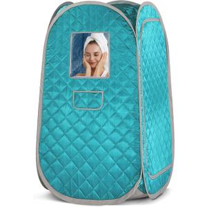 Lightweight Portable Steam Sauna Tent, Full Body Personal Sauna for Home Spa, Folding Saunas Tent for Detox Therapy Without Steamer (L 33.5" x W 33.5" x H 55.1")