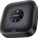 EMEET Conference Speakerphone M0 Plus, 4 AI Mics 360 Voice Pickup, Noise Reduction, USB C Speaker, Bluetooth Conference Speaker for 8 People w/Daisy Chain for 16 Compatible with Leading Software