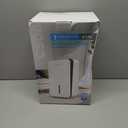 Dehumidifier for Home,1000 sq.ft Dehumidifier for Basement Bathroom Bedroom with Auto Shut Off, Built-in Aromatherapy Diffuser,7 Colors LED Light, Quiet Dehumidifiers with Sleep Mode(CS08-Cream)