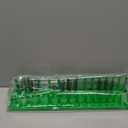 OEMTOOLS 22206 1/2" SAE Socket Tray Organizer, 28 Posts, 14 Sizes, Green Finish