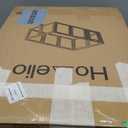 Clear Acrylic Dog Playpen with Door,23.6" Puppy Playpen,Easy Assemble Pet Fence,10-Panel for Puppies/Small Dog Play Pen Indoor (White, 23.6 Inch-H, 10 Panel)