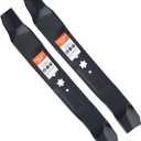 942-0616A 42 Inch Mulching Blades for Cub Cadet MTD Troy Bilt Bronco 42" Deck Lawm Mower Replace 742-0616A 742-0616 942-0616 742-04126 6 Point Star (2 Pack)