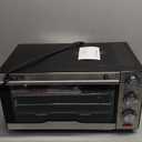 Gourmia GTF7350 6-in-1 Multi-function, Stainless Steel Air Fryer Oven - 6 Cooking Functions - Fry Basket, Oven Rack, Baking Pan & Crumb Tray, Included + Recipe Book (Silver)