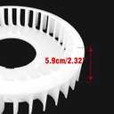BuleVina 19511-Z6L-000 Cooling Fan, 240mm, Fits Honda GX630 GX660 GX690 GXV690, 1.2W, 12V DC, 3000RPM, Forced Air Cooling, Amplifier Compatible