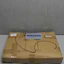 Portable Laptop Floor Stand, Bedside/Sofa Table with Height Adjustable 18''~48'', Sleek Wooden Lectern Standing Desk Mobile Podium for Home, Office, School, White