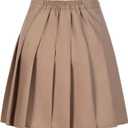 Skirts for Girls Pleated Skirt A-line Tennis Outfits High Waisted School Uniform Skirts with Shorts (4T)