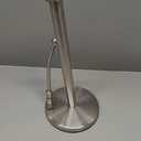 SMARTAKE Paper Towel Holder, Paper Towel Dispenser Standing Weighted Base Non Slip, Spring Arm for Easy Tear, Stainless Steel Paper Towel Holder for Home Kitchen Countertop Tabletop, Silver