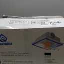 Bathroom Exhaust Fan with Bluetooth Speaker, Exhaust Fan with Light, With Heater and Light, 160 CFM 1.0 Sonar, 5 Color Temperatures, 1 Sensor Night Light, 1 Remote Control, Easy to Install