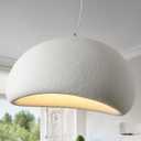 23.6in Large Wabi Sabi Pendant Lights Kitchen Island Lighting Fixture Ceiling Mount White Modern Japanese Lamp Japandi Chandelier for Dining Living Room Bedroom Restaurant Hanging Lamp