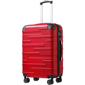 Coolife Luggage Suitcase Carry-on Hard side Travel Luggage TSA Lock Spinner Telescopic Handle