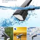Biling Solar Spot Lights Outdoor, 2-in-1 Solar Landscape Lights 12 LED Bulbs Solar Powered Lights IP67 Waterproof Adjustable Wall Light for Patio Pathway Yard Garden Driveway Pool - White(6 Pack)