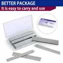 HW HAMWOO 18 Gauge 1800PCS,1/4" Narrow Crown Staples (1/2"- 400; 3/4"- 400; 1"- 400) and Brad Nails (5/8"-300,3/4"-300), Suitable for Most Brand of 18 Gauge Stapler