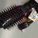 Hair Dryer Brush Blow Dryer Brush in One, Upgraded 4 in 1 Hair Dryer and Styler Volumizer with Negative Ion Anti-frizz Ceramic Titanium Barrel Hot Air Hair Straightener Brush