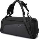 BANGE Gym Sports Duffel Backpack for Man & Women (Black)