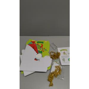 Outdoor Christmas Home Decorations, 7Pcs Lights Up Christmas Parachute Signs Decor, Cute Xmas Hanging Ornament with LED String Lights for Yard, Door, Christmas Tree Decoration