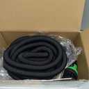 Flexi Hose Expandable Garden Hose with 8 Function Nozzle, 75FT - Lightweight Retractable Garden Hose, Water Hose - No-Kink Flexibility, 3/4 Inch Solid Brass Fittings and Double Latex Core