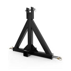 GarveeTech 3 Point 2" Trailer Hitch Receiver Heavy-Duty for Category 1 Tractors Compatible with Kubota, BX, LM25H, WLM Tractor, NorTrac, Yanmar, Kioti, Cat