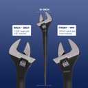 Lichamp 12-Inch Adjustable Construction Spud Wrench