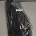 Car Seat Leg Extender Support Pad, Leather Leg Rest Pillow W/Breathable Perforations & Memory Foam, Anti-Wrinkle Surface Universal Car Seat Cushions Fit for Most Vehicles, Chairs, Black