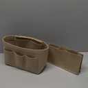 Lckaey tote bag organizer insert for marc jacobs organizer large tote bag organizer 2042beige-M