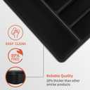 Expandable Silverware Drawer Organizer  Adjustable Utensil Tray & Cutlery Organizer, BPA-Free Plastic Flatware Divider, Non-Slip Kitchen Drawer Organizer (Fits 1222 Drawers, 8 Compartments)